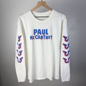 OFFICIAL Paul McCartney 2019 Tour Dodger Stadium RARE Long Sleeve T Shirt XL